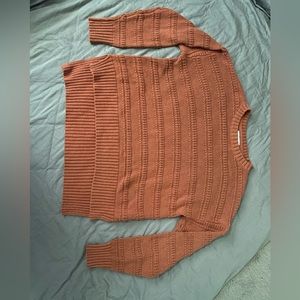 Burnt orange sweater